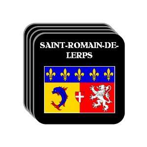 Rhone Alpes   SAINT ROMAIN DE LERPS Set of 4 Mini Mousepad Coasters