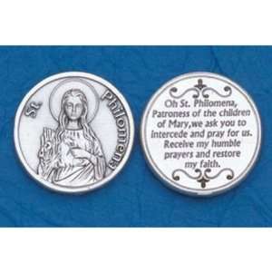  25 St. Philomena Prayer Coins Jewelry