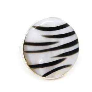  Ring silver Sagesse zebra.   Taille 54 Jewelry