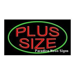 Plus Size Neon Sign 20 x 37