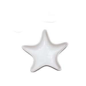  Andrea By Sadek 6.5w White Starfish Plates (4) Patio 