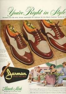 1950s Large Ads MENS SHOES  