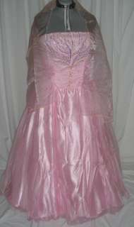 Pink Long Dress Party Prom Evening Pageant Ball Gown 18  