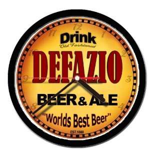  DEFAZIO beer ale cerveza wall clock 