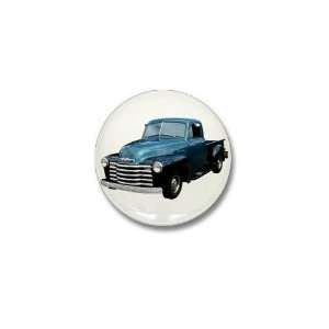  53 Chevrolet Pickup Truck Vintage Mini Button by  