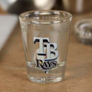 MLB Tampa Bay Rays 2oz. High Definition Design Shot Glass  