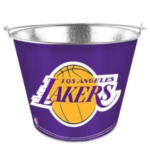  NBA Los Angeles Lakers 5 Quart Full Wrap Metal Bucket 