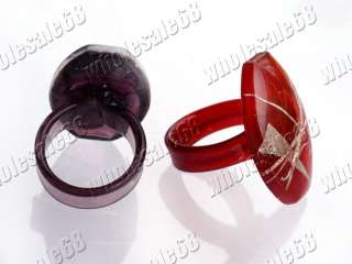 Wholesale lots 36ps charm murano craft glass rings FREE  