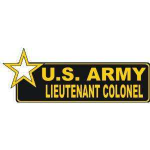  United States Army Lieutenant Colonel Bumper Sticker Decal 
