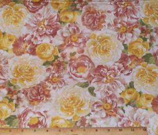 Wilhelmennas Garden Roses Floral Packed Quilt Fabric yd  