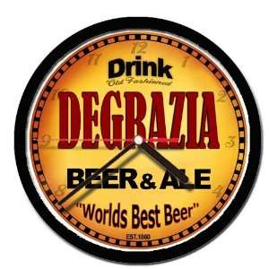  DEGRAZIA beer ale cerveza wall clock 
