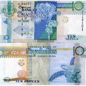  Uncirculated Seychelles 2005 10 Rupees 