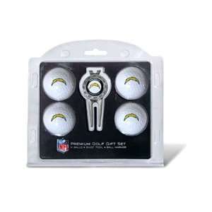  Team Golf NFL San Diego Chargers   4 Ball and Divot Tool 
