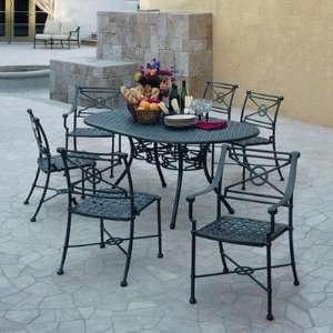  Woodard 85C90U Delphi 7 Piece Dining Set