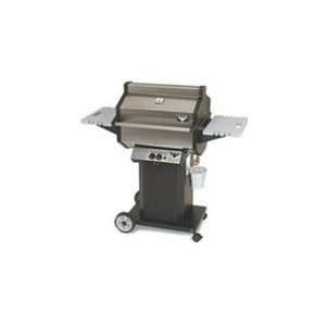  48x50x18 1/2 DELUXE BLACK & STAINLESS GAS GRILL Patio 