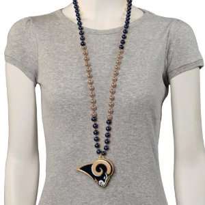  NFL St. Louis Rams Team Logo Medallion Beads Sports 