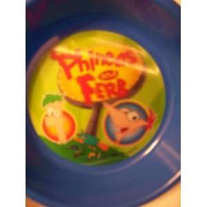   Phineas and Ferb Lenticular Bowl ~ Let Me Think About That Zak Toys
