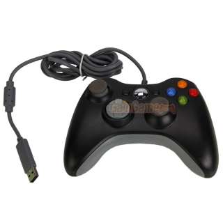 NEW Wired Black Controller FOR XBOX 360 SLIM XBOX360 US  