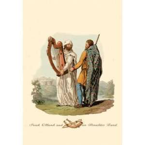    Irish Ollamh and an Heraldic Bard 24x36 Giclee