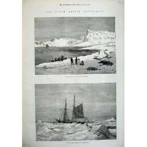   1879 Dutch Arctic Zeeuwsche Spitzbergen Ship Barents