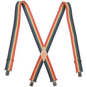  Klein 60222RB Rainbow Elastic back Suspenders