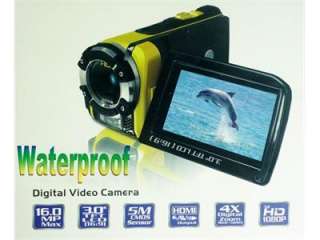 Waterproof 3.0 TFT 16mp digital video camera Camcorder  