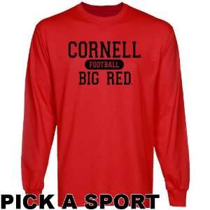  Cornell Big Red Custom Sport Long Sleeve T shirt 