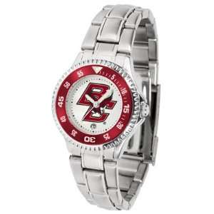 Boston College Eagles BC NCAA Womens Competitor Steel Band Watch 