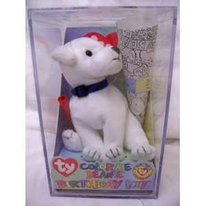  Ty Color Me Beanie Birthday Kit   Dog, Complete Kit 