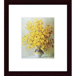   Yellow Bouquet   Artist Rouviere  Poster Size 7 X 9