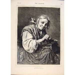  Rotter Picture Woman Peck Away Fine Art 1874