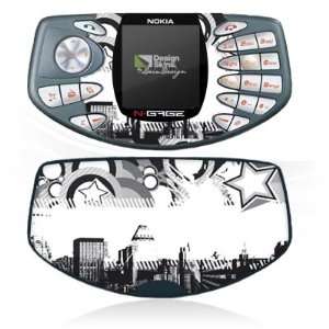  Design Skins for Nokia N Gage   City Skyline Design Folie 