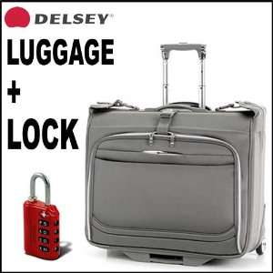   Luggage Lock Uses Words Not Numbers in Red   Delsey ADEL17753PLK1