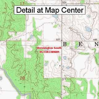  USGS Topographic Quadrangle Map   Bennington South 