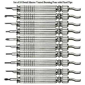   10   Detail Master Vented Handpieces with Fixed Tips