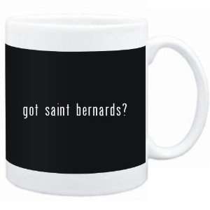 Mug Black  Got Saint Bernards?  Dogs 