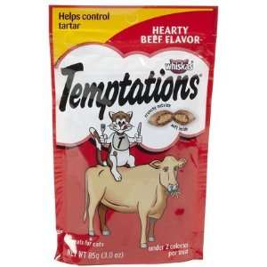  Whiskas Classic Temptations   Hearty Beef   3 oz (Quantity 
