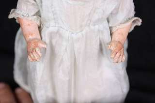 L273 ANTIQUE BISQUE HEAD BABY DOLL COMPOSITION BODY  