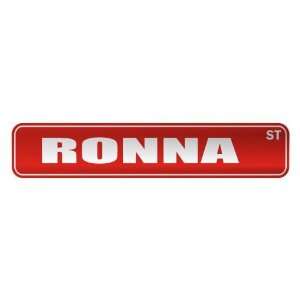   RONNA ST  STREET SIGN NAME