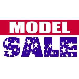  3x6 Vinyl Banner   Model Sale 2 Lines 