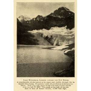   Rockies Mount Biddle   Original Halftone Print