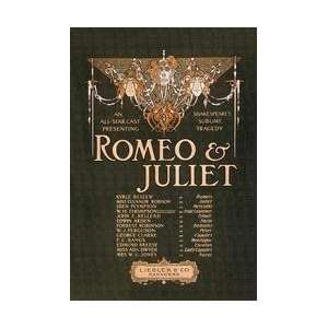 Romeo & Juliet 28x42 Giclee on Canvas