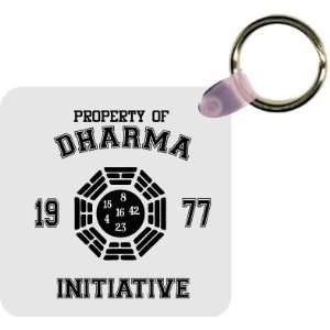  Property of Dharma Initiative Art Key Chain   Ideal Gift 