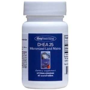 Allergy Research Group   DHEA 25mg Micronized Lipid Matrix 