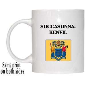  US State Flag   SUCCASUNNA KENVIL, New Jersey (NJ) Mug 