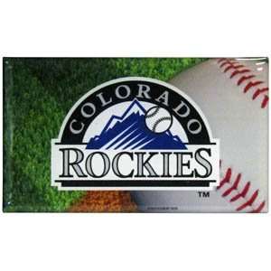  Colorado Rockies Dome Magnet 3 Inch Wide W/ Baseball Diamond 
