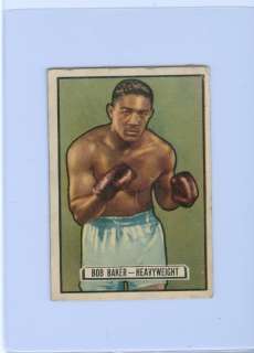1951 Topps Ringside BOB BAKER Heavyweight #25 PR  