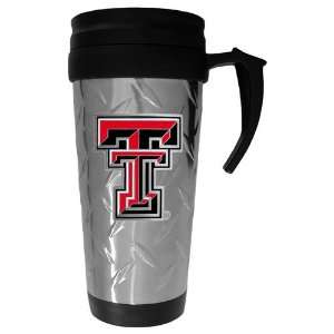   Tech Red Raiders NCAA Diamond Plate Travel Mug