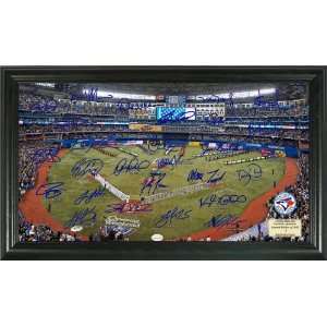  Toronto Blue Jays Rogers Centre Signature Field Framed 