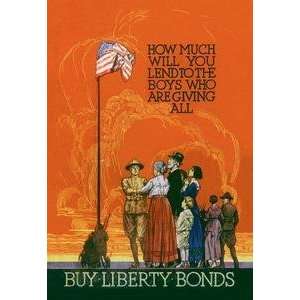  Vintage Art Buy Liberty Bonds   08849 4
